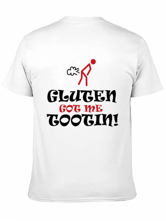 Camiseta Humorística: Gluten Got Me Tootin!