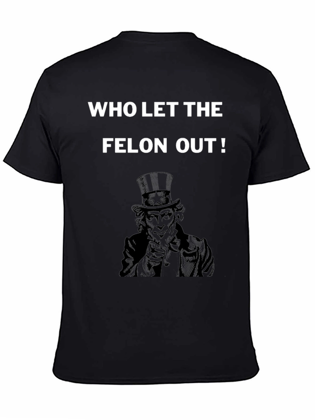 Camiseta Negra ¿Quién Dejó Salir al Delincuente?