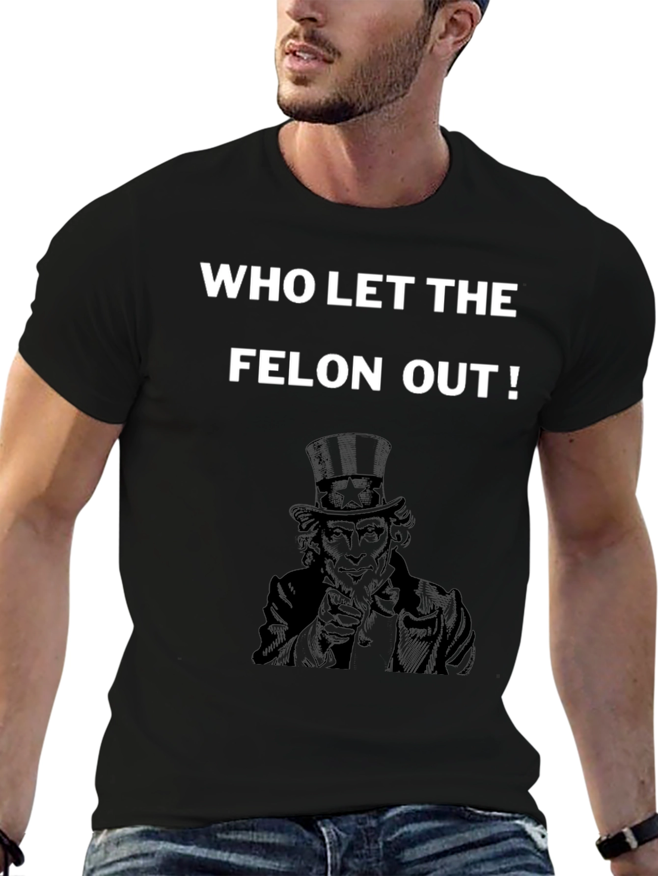 Camiseta Negra ¿Quién Dejó Salir al Delincuente?