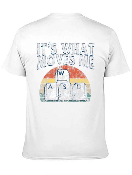 Camiseta Gamer: WASD - Lo que me mueve