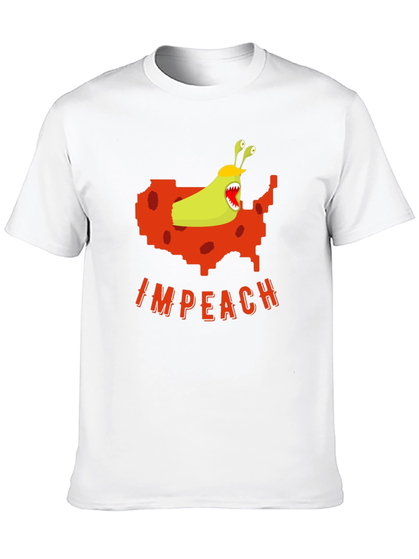 Camiseta Negra con Diseño Gráfico Político