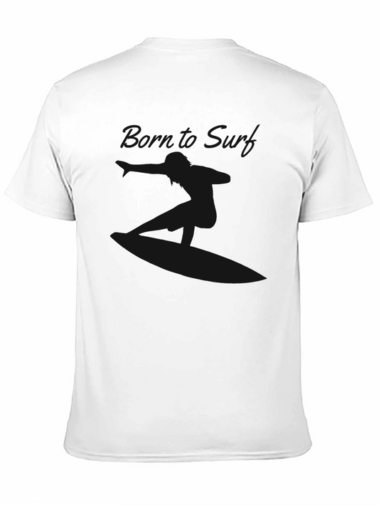 Camiseta Negra Casual de Algodón Suave para Hombre