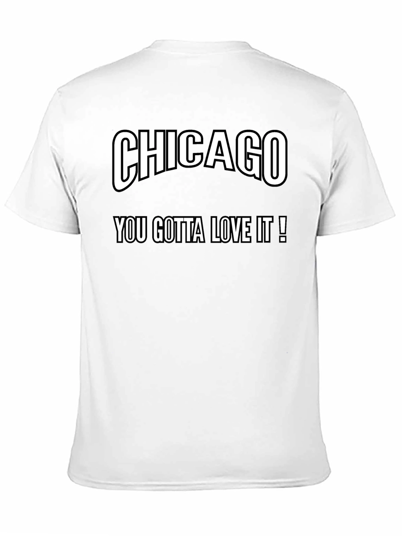 Camiseta Negra Chicago You Gotta Love It!