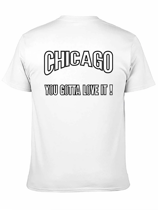 Camiseta Negra Chicago You Gotta Love It!