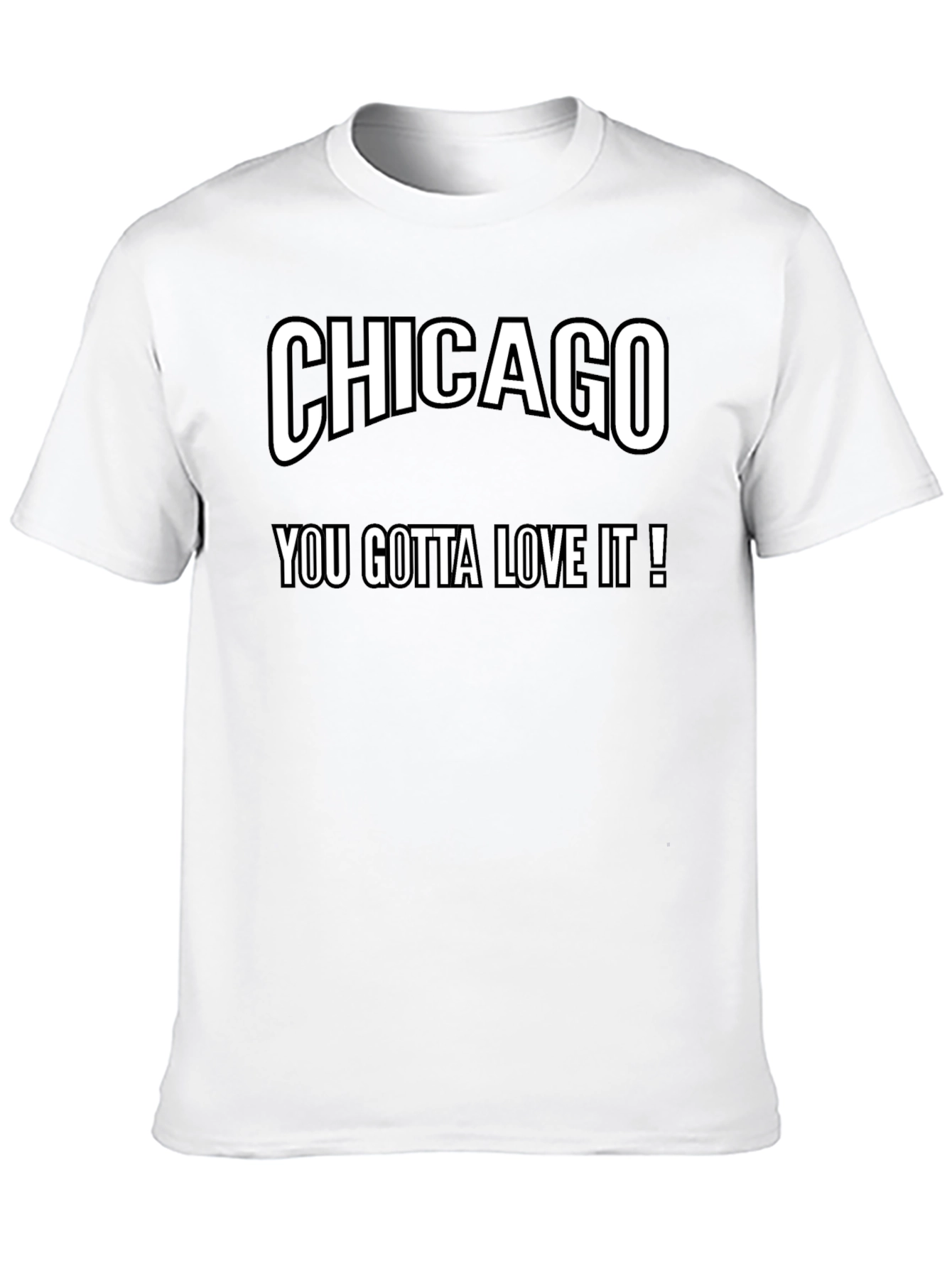 Camiseta Negra Chicago You Gotta Love It!