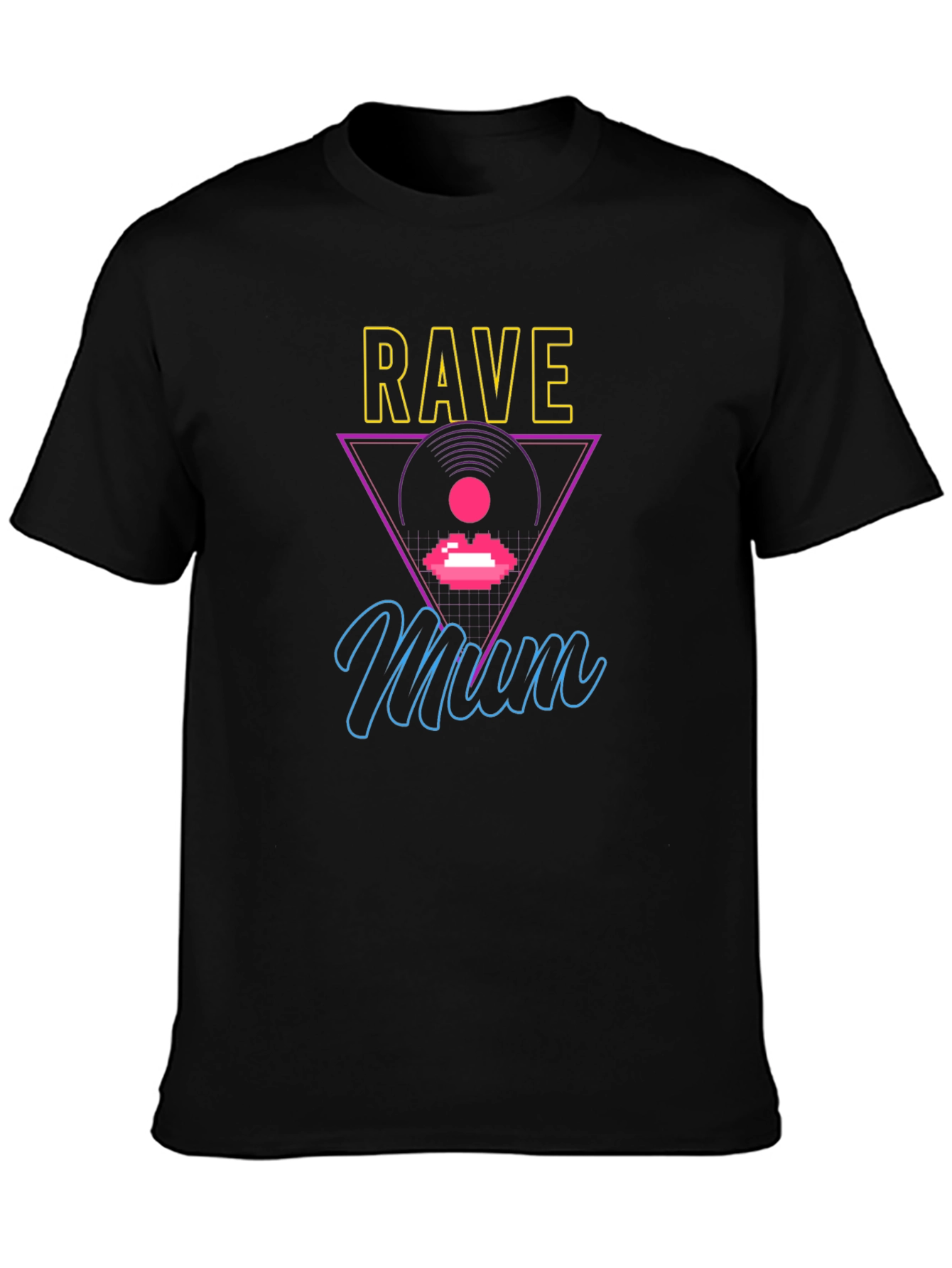 Camiseta Negra Rave Mum