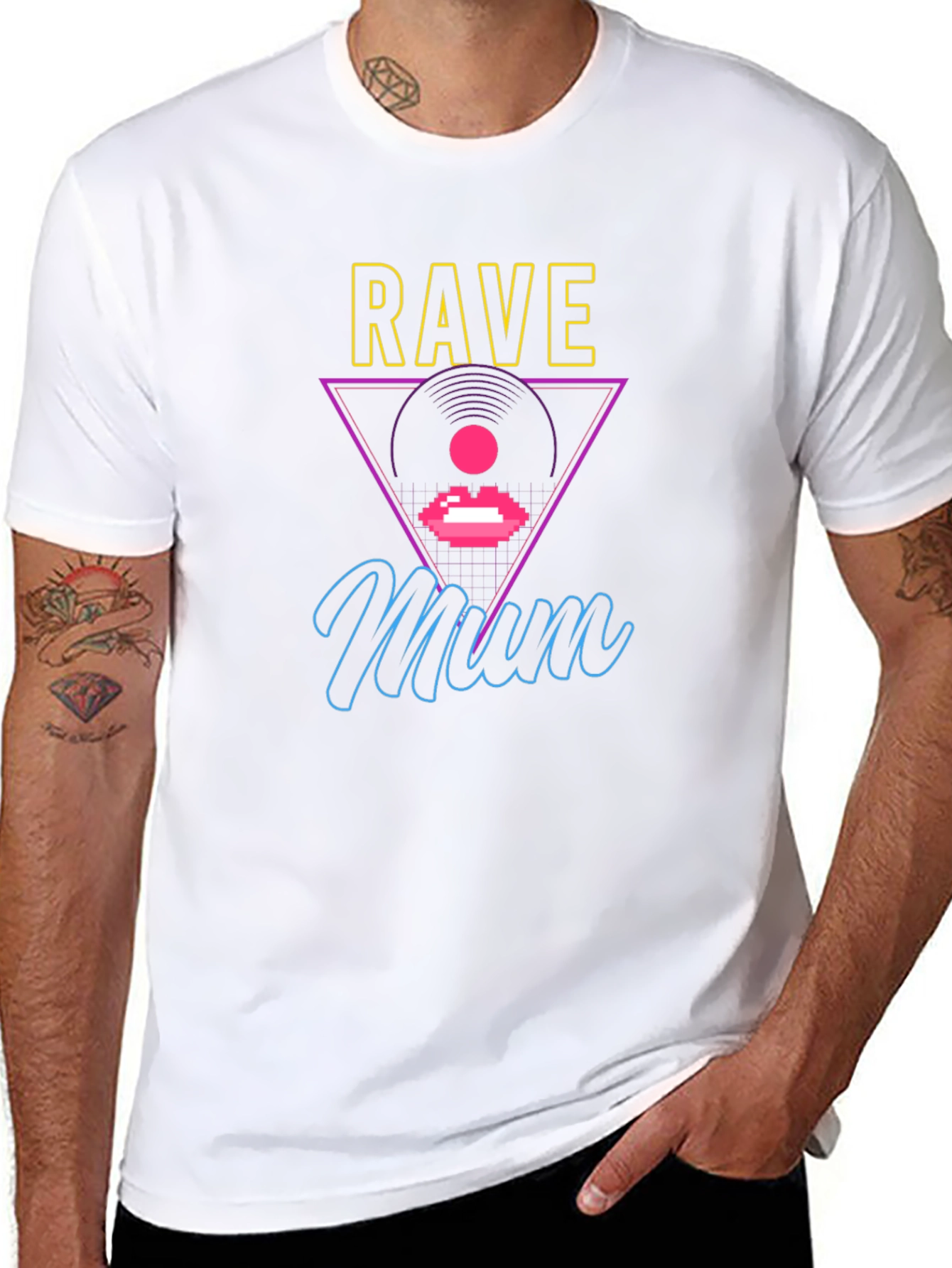 Camiseta Negra Rave Mum