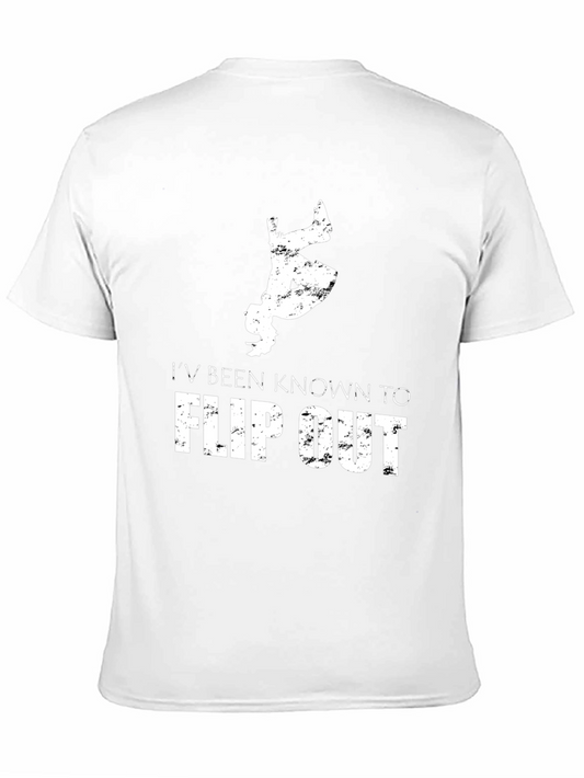 Camiseta Hombre Flip Out Negra