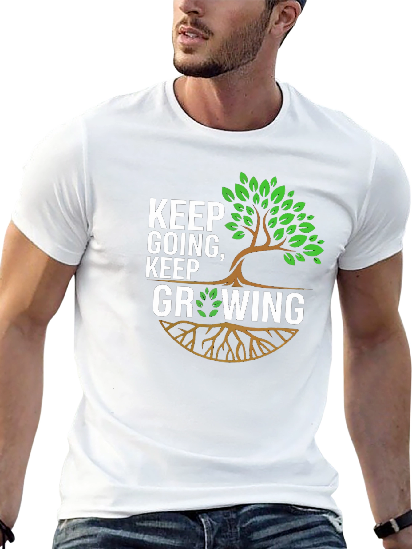 Camiseta Negra: Sigue Adelante Sigue Creciendo