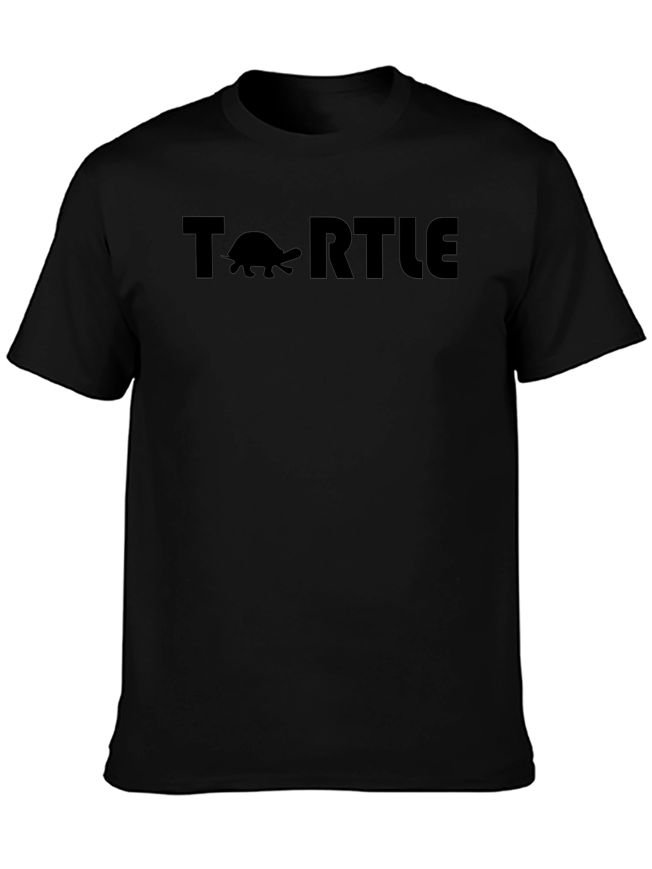 Camiseta Negra Turtle para Hombre