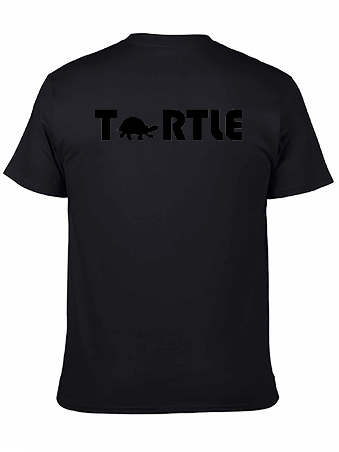 Camiseta Negra Turtle para Hombre