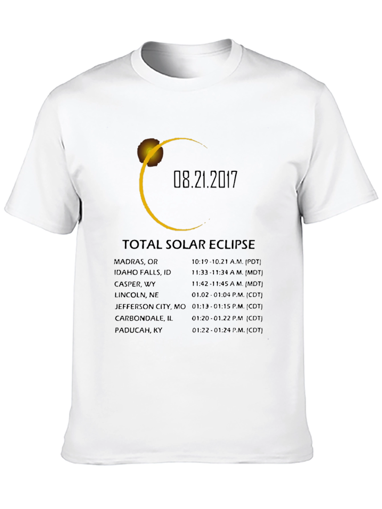 Camiseta Eclipse Solar Total 2017