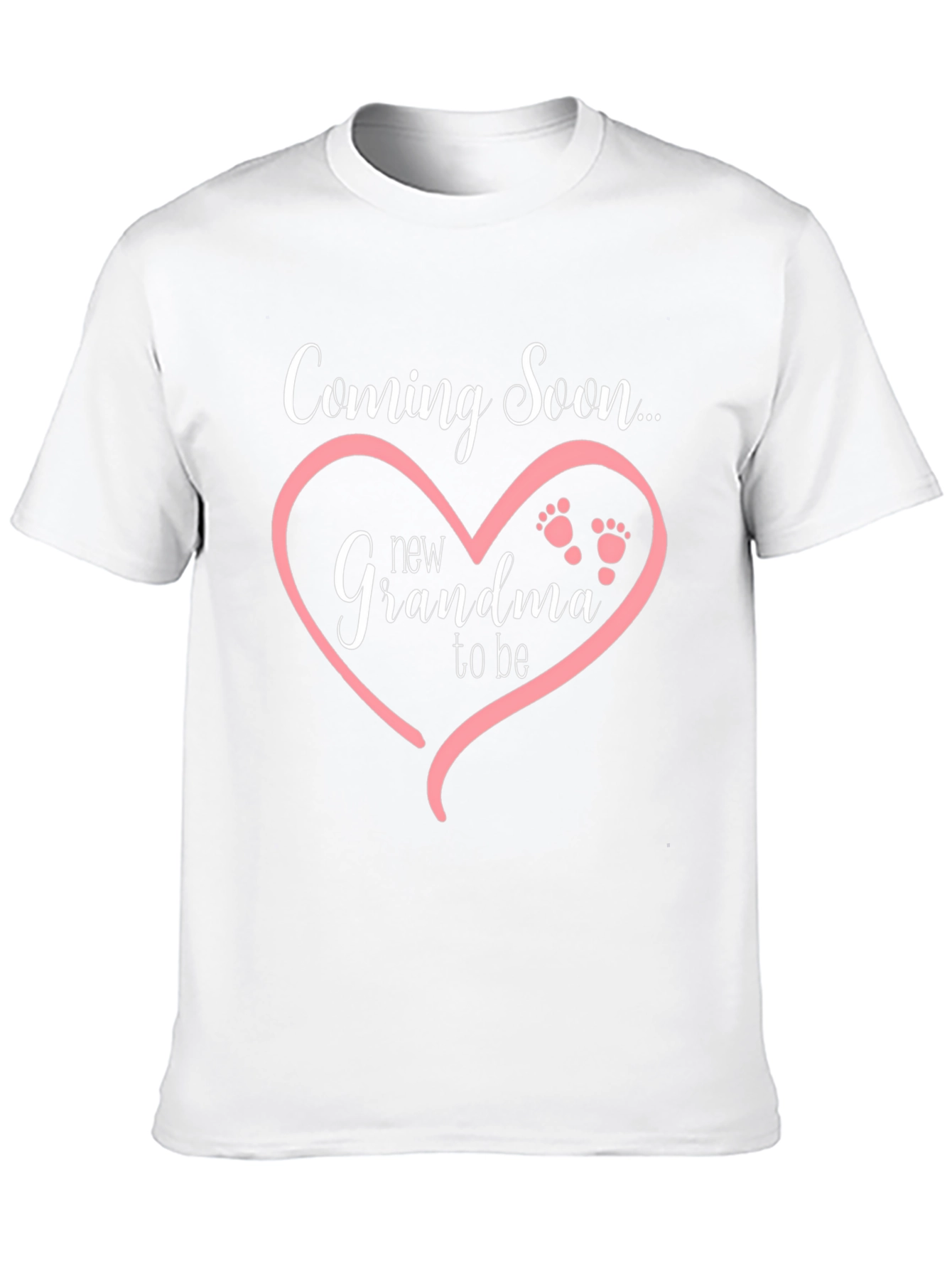 Camiseta Negra Coming Soon New Grandma