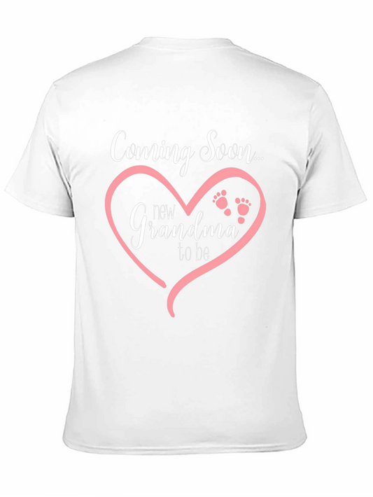 Camiseta Negra Coming Soon New Grandma