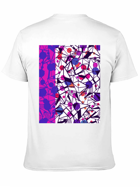 Camiseta Hombre Diseño Geométrico Moderno