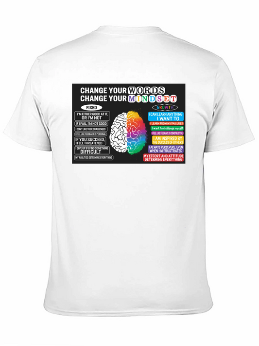 Camiseta Negra Cambia Tu Mentalidad