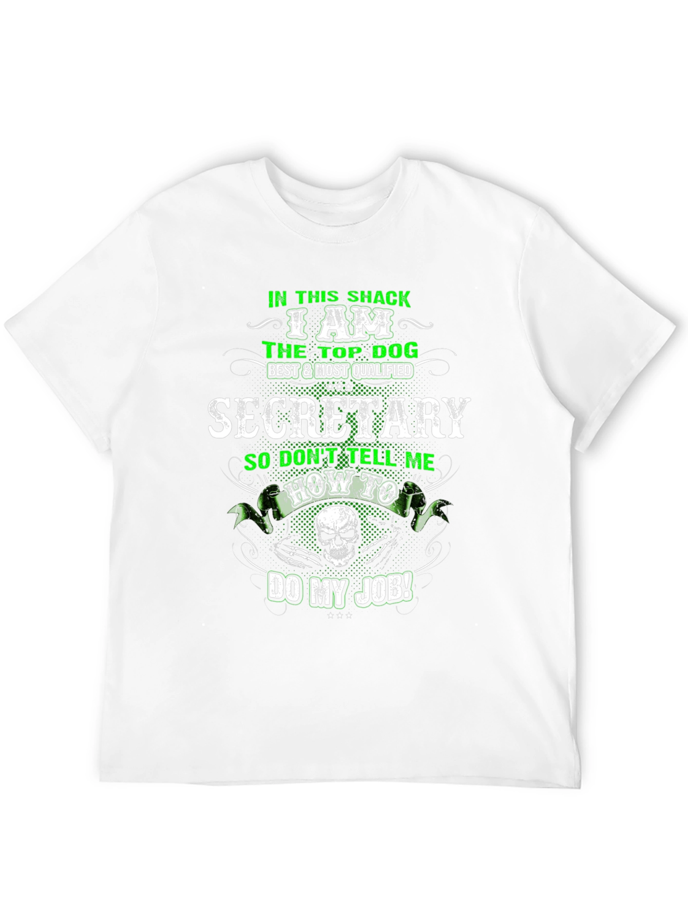 Camiseta Negra Secretario Top Dog