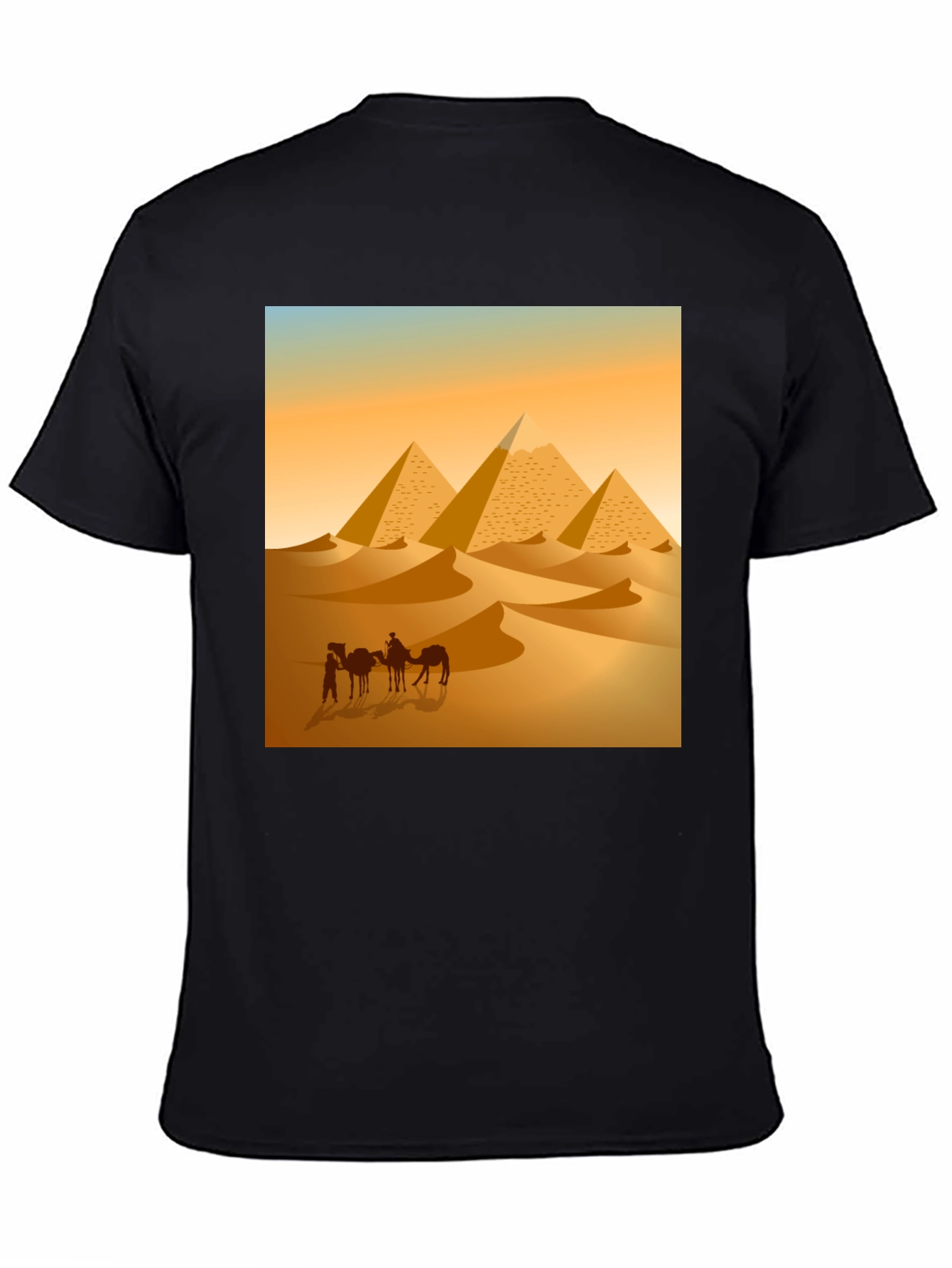 Camiseta Hombre Diseño Pirámides Egipto