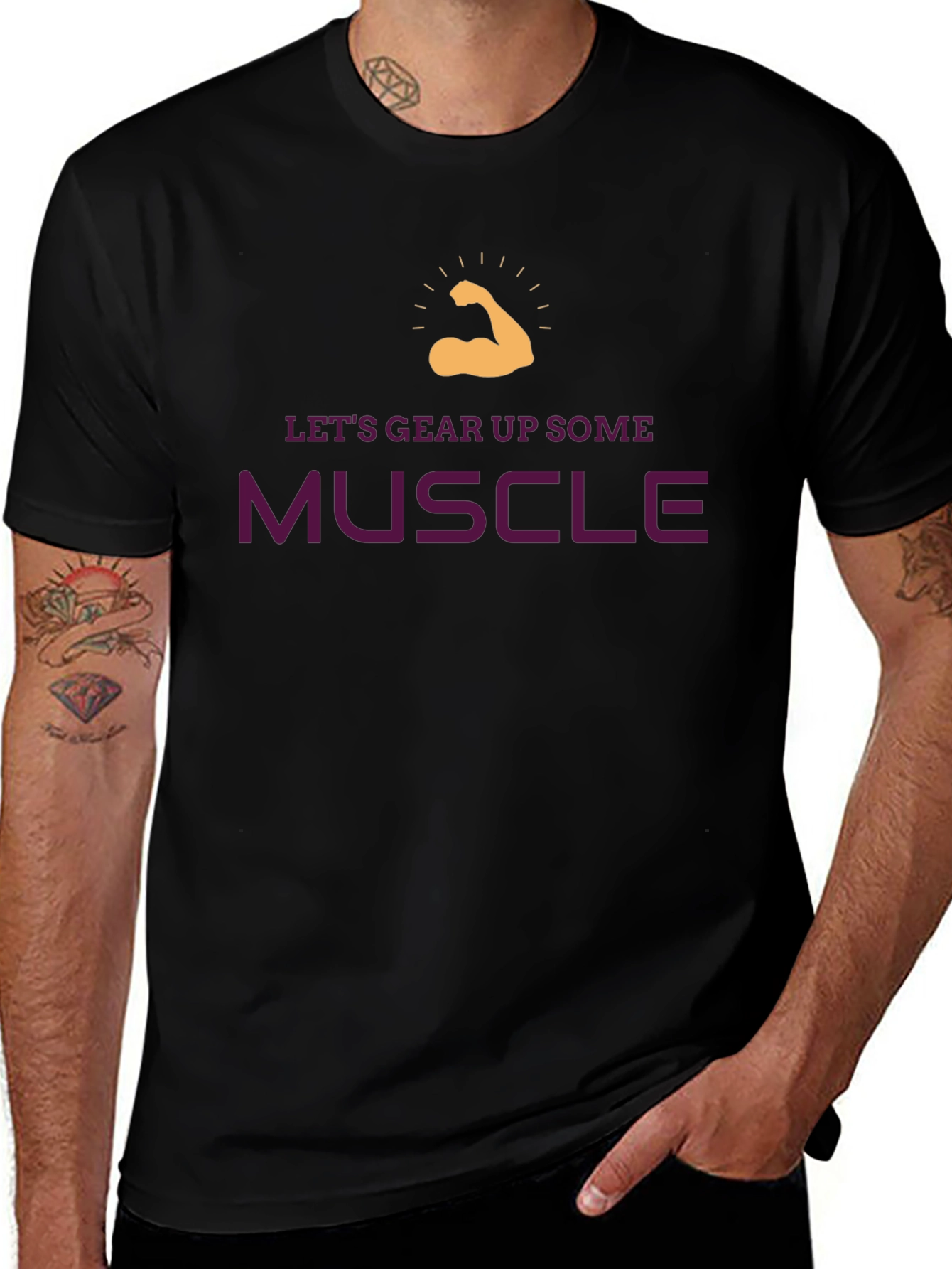 Camiseta Negra: A Gear Up Some Muscle