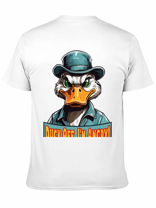 Camiseta Hombre Pato Enojado - ¡Aléjate!