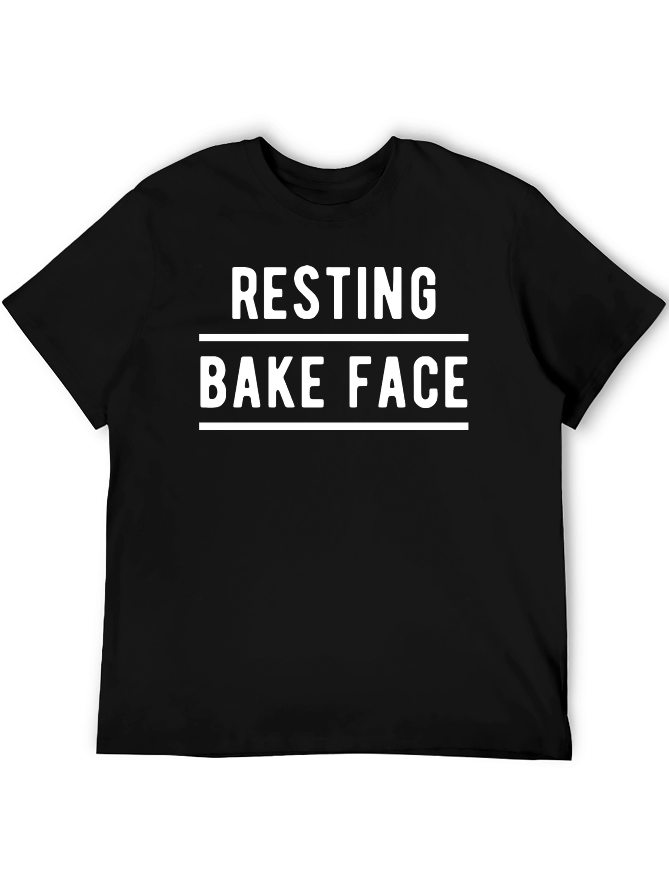 Camiseta Negra Resting Bake Face