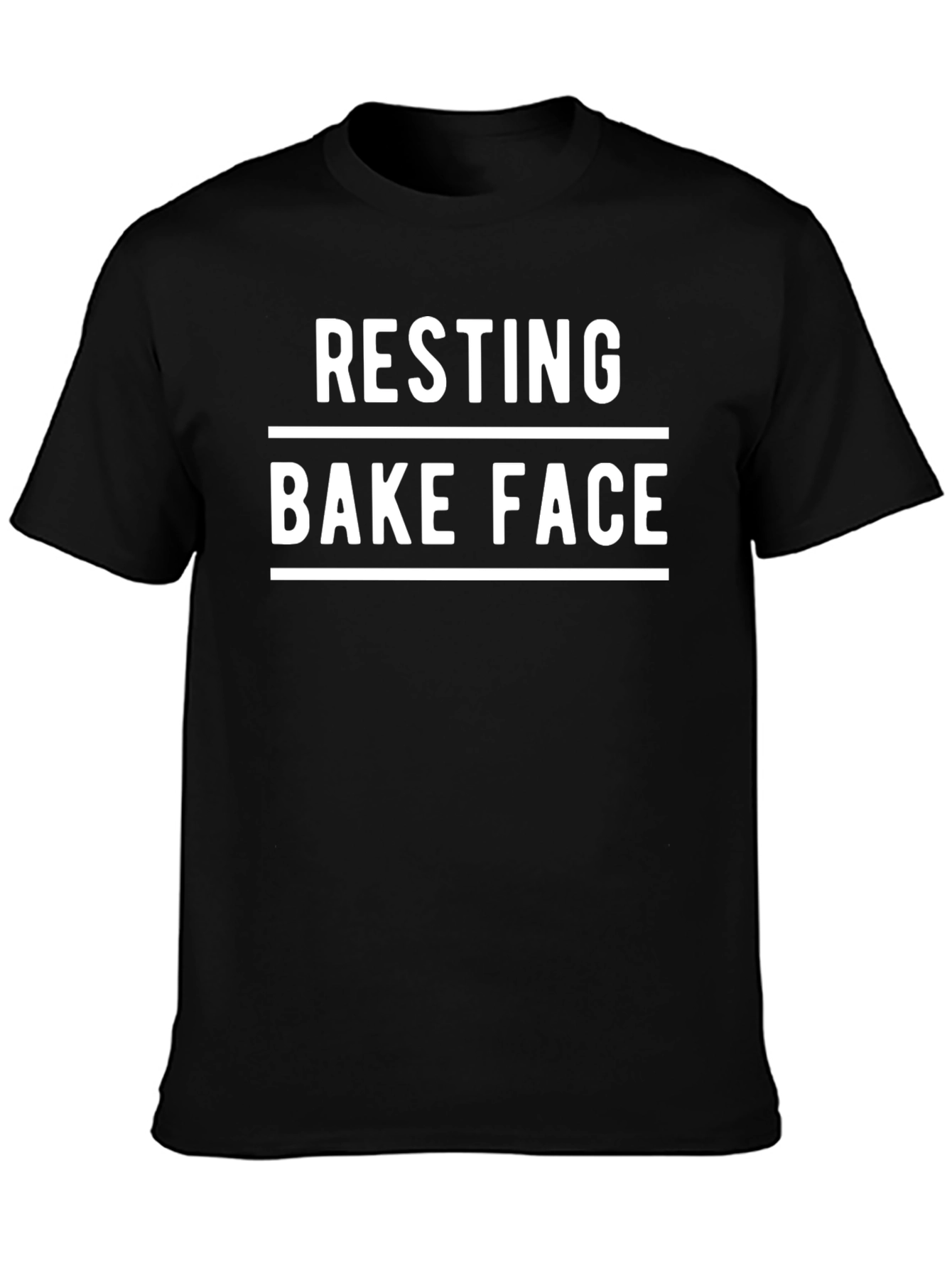 Camiseta Negra Resting Bake Face