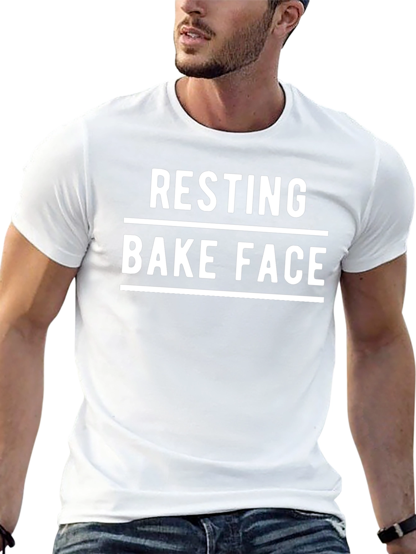 Camiseta Negra Resting Bake Face