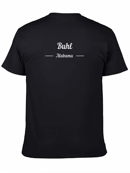 Camiseta Buhl Alabama Hombre Diseño Casual Algodón