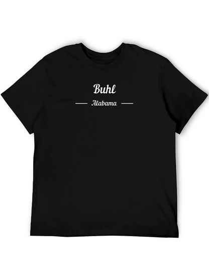 Camiseta Buhl Alabama Hombre Diseño Casual Algodón