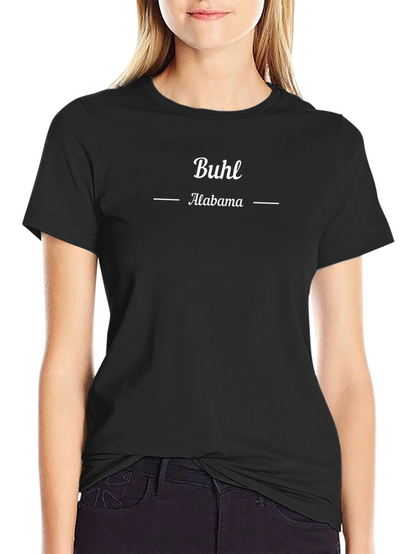 Camiseta Buhl Alabama Hombre Diseño Casual Algodón