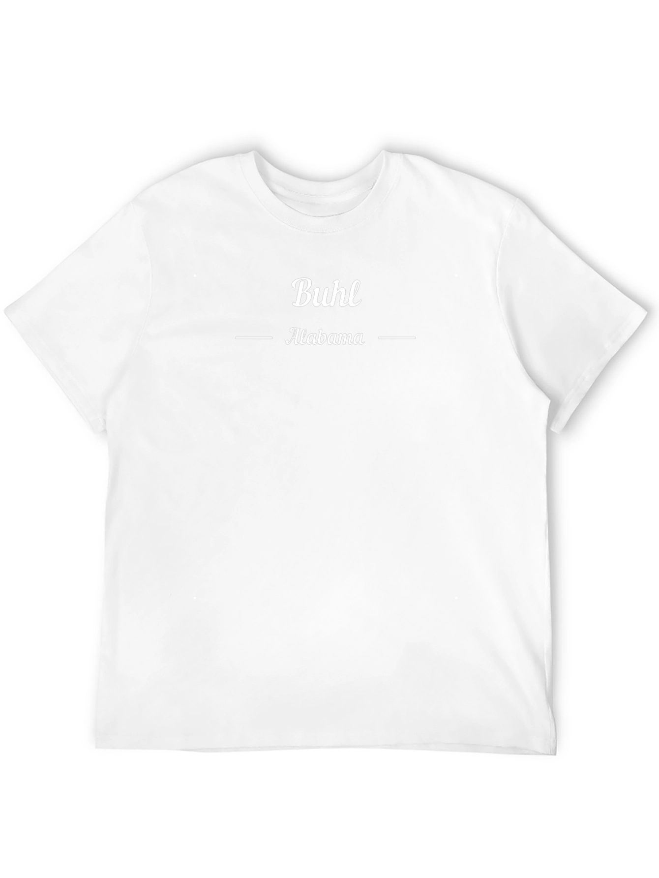 Camiseta Buhl Alabama Hombre Diseño Casual Algodón