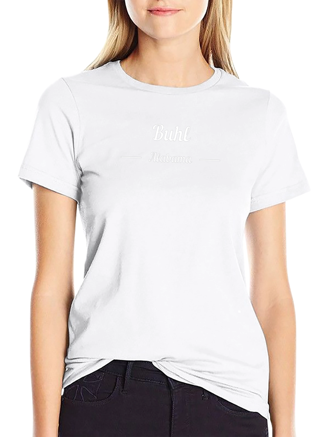 Camiseta Buhl Alabama Hombre Diseño Casual Algodón