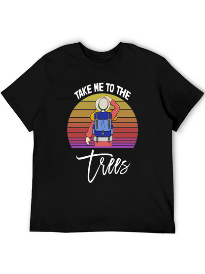 Camiseta Negra Llévame a los árboles