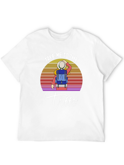 Camiseta Negra Llévame a los árboles