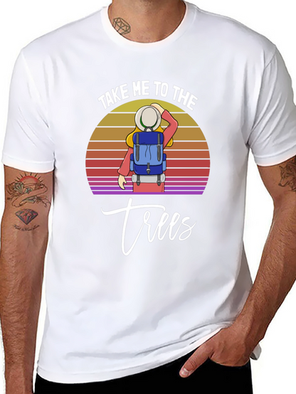 Camiseta Negra Llévame a los árboles