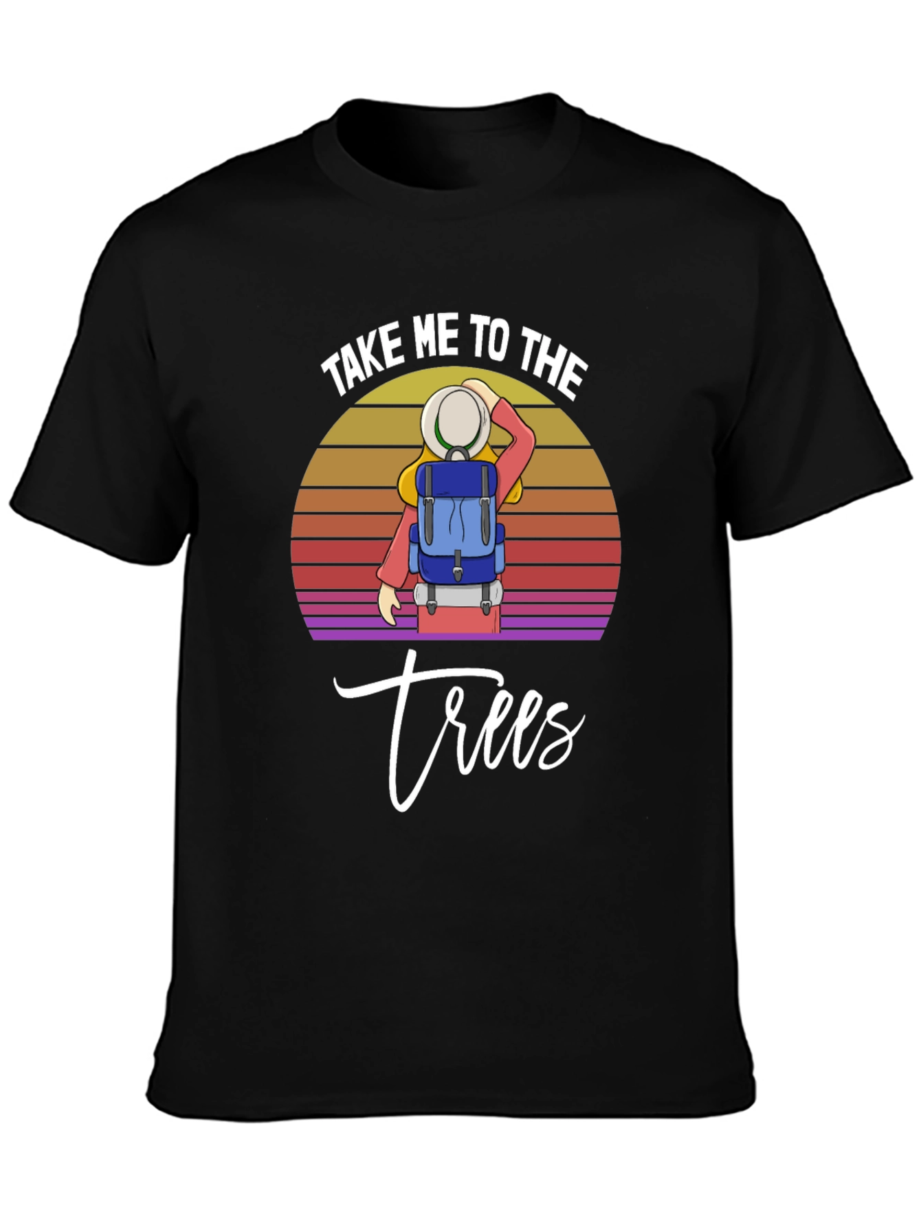 Camiseta Negra Llévame a los árboles