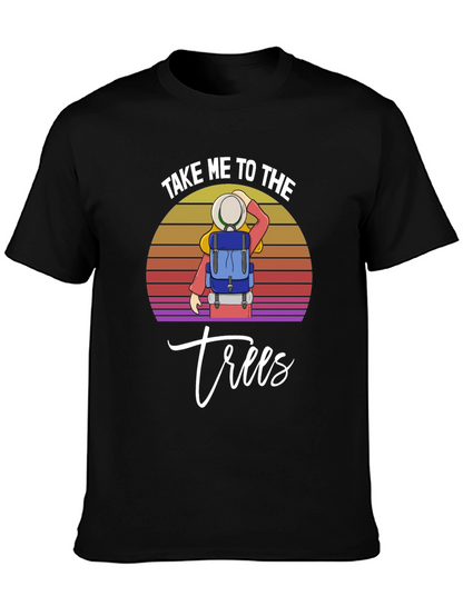 Camiseta Negra Llévame a los árboles