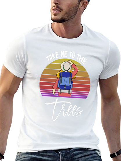 Camiseta Negra Llévame a los árboles