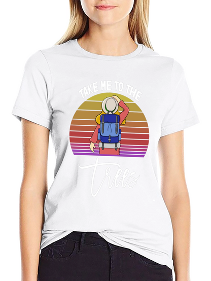Camiseta Negra Llévame a los árboles