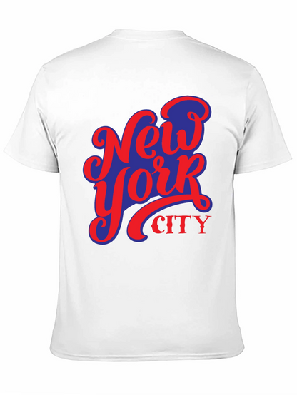 Camiseta Negra Nueva York City Diseño Urbano