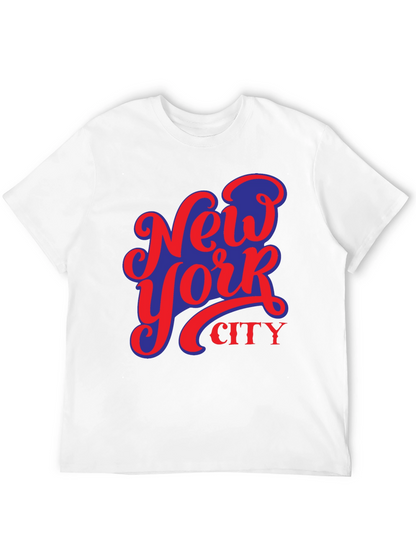 Camiseta Negra Nueva York City Diseño Urbano