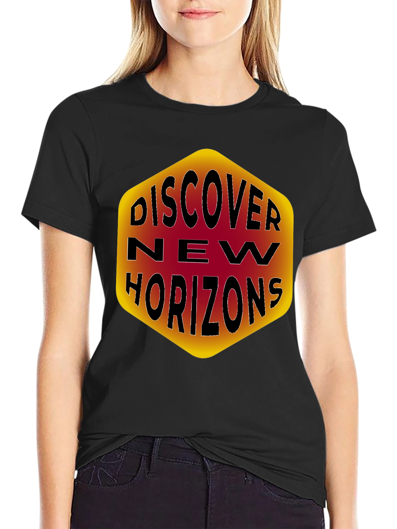 Camiseta Negra Nuevos Horizontes