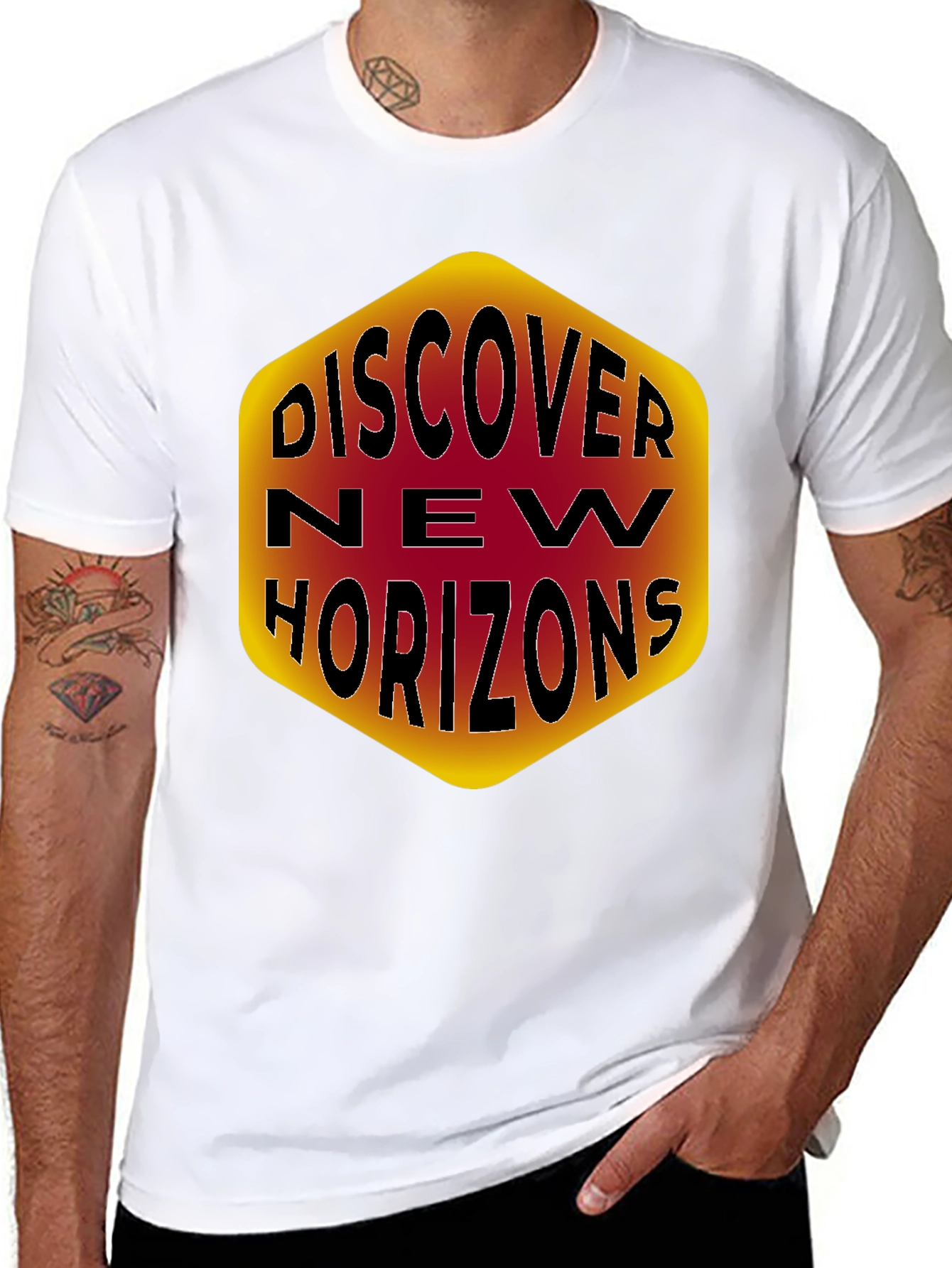 Camiseta Negra Nuevos Horizontes