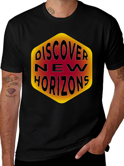 Camiseta Negra Nuevos Horizontes