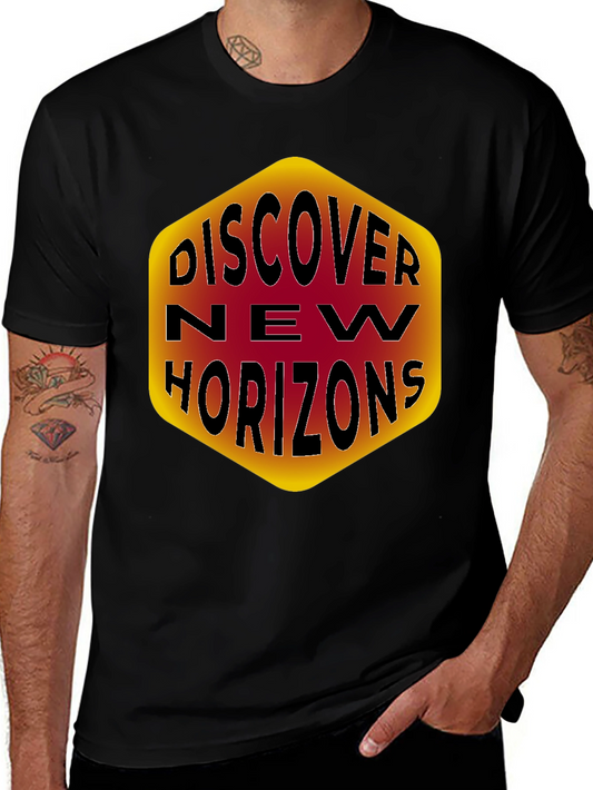 Camiseta Negra Nuevos Horizontes