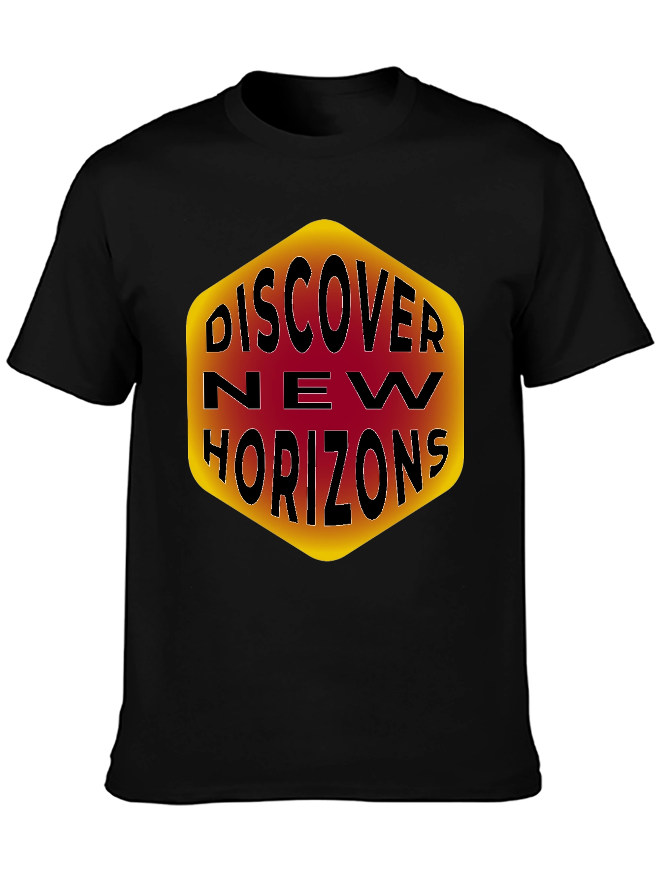 Camiseta Negra Nuevos Horizontes