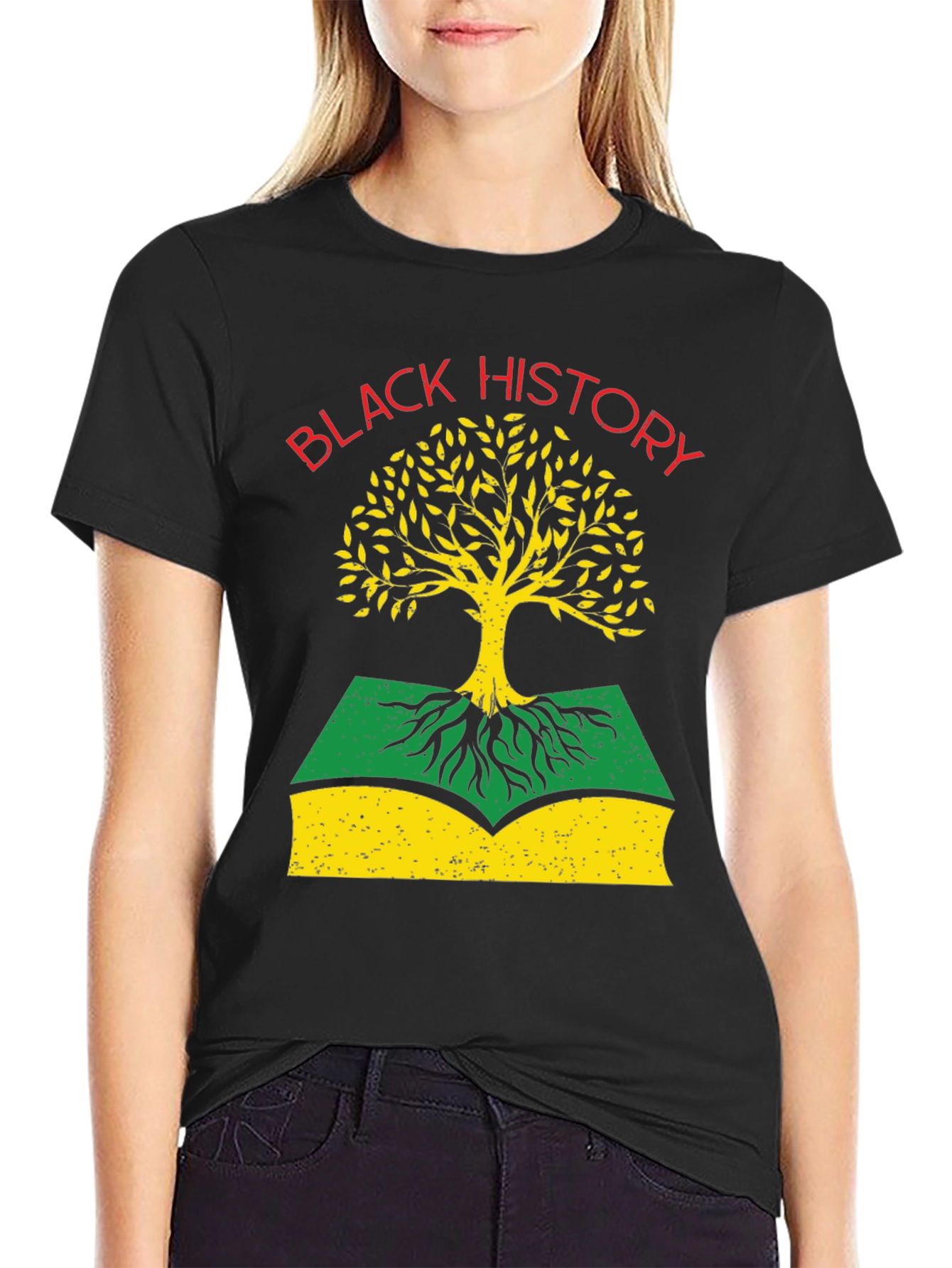 Camiseta Historia Afroamericana Árbol de la Vida