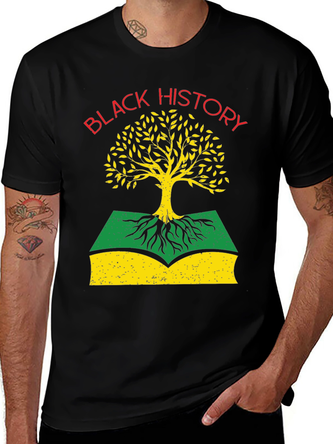 Camiseta Historia Afroamericana Árbol de la Vida