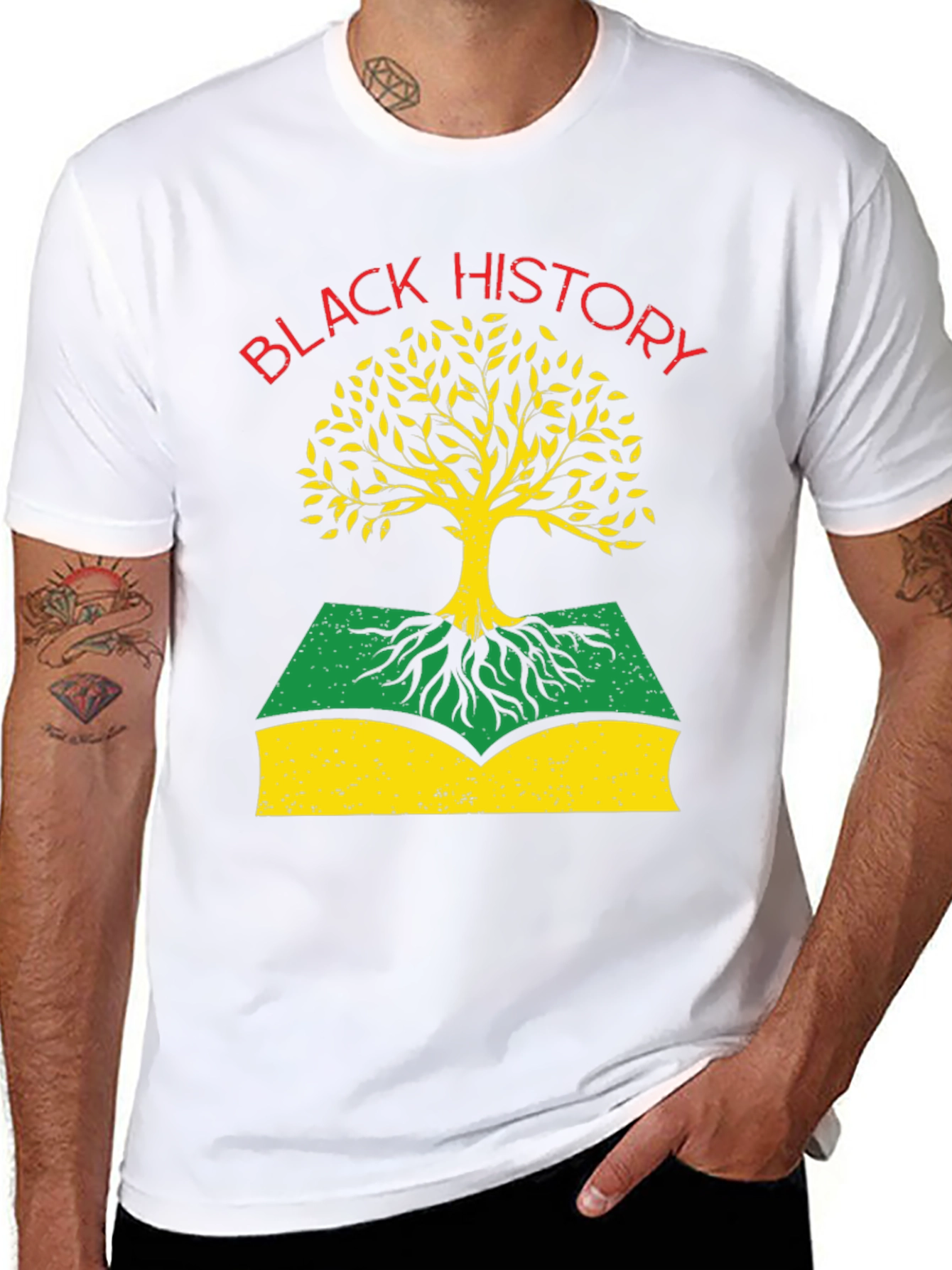Camiseta Historia Afroamericana Árbol de la Vida
