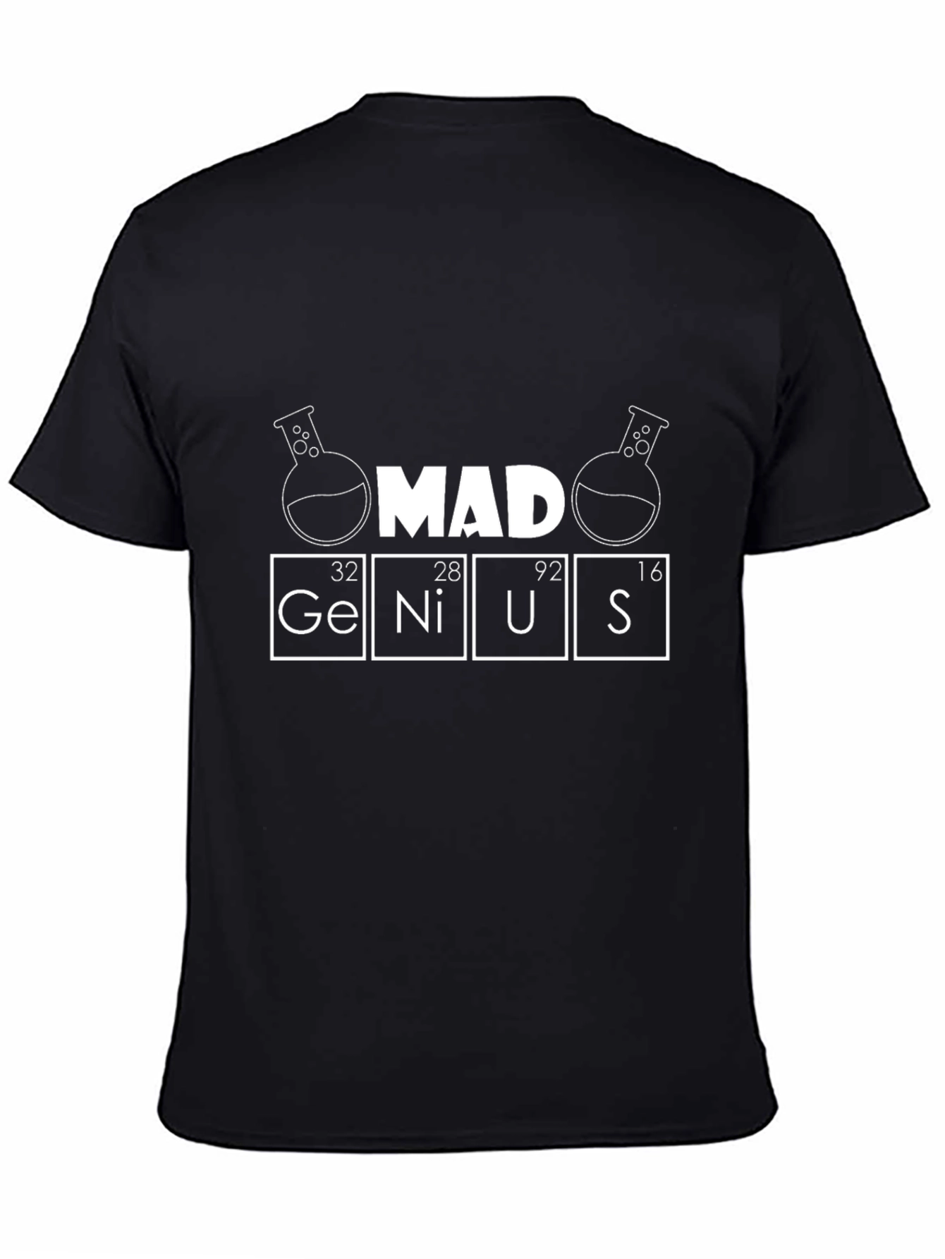 Camiseta Negra Mad Genius
